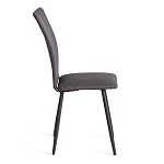 Стул обеденный La Rousse (2 шт. в упаковке), NEW, ткань рогожка, тёмно-серый, F68, 45х55х93 см | изображение 1