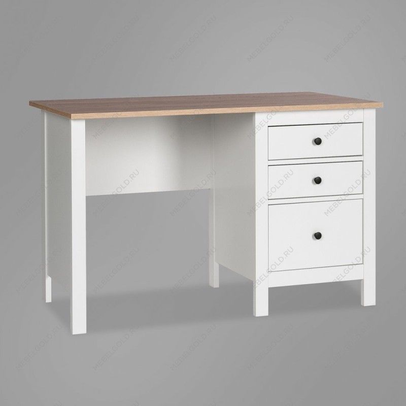 САГА стол письменный 120х56 белый/ясень