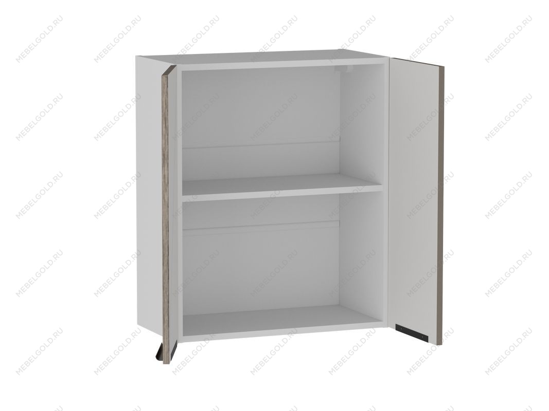 Шкаф ШГ-60 2-х дверный, Ватель (600*316*720) Дуб рейка темный, 23546 | изображение 1