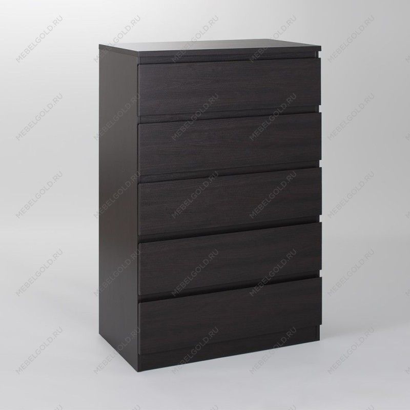 МАЛЬТА комод ИКЕА / IKEA 5 ящиков 80х121 Дуб Венге | изображение 1