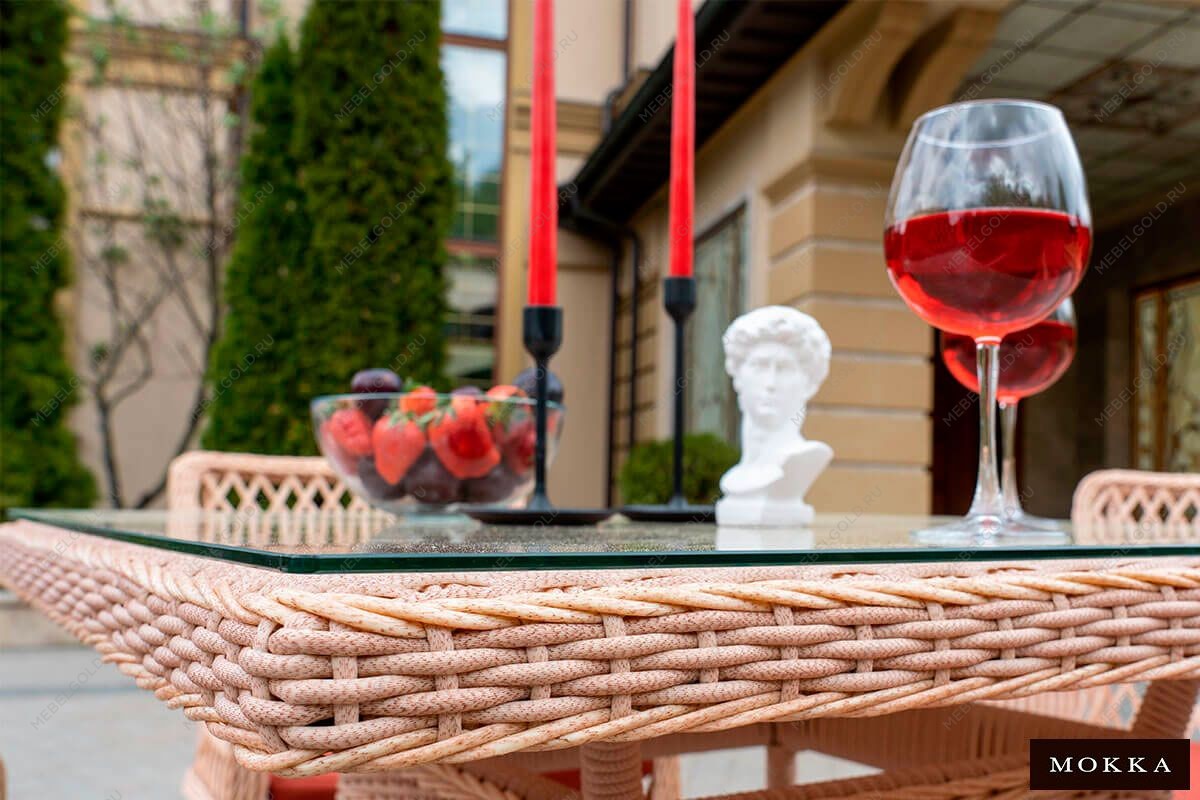 MOKKA VILLA ROSA стол обеденный прямоугольный | изображение 1