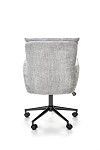 Кресло компьютерное Halmar FLORES (светло-серый/черный) | изображение 1