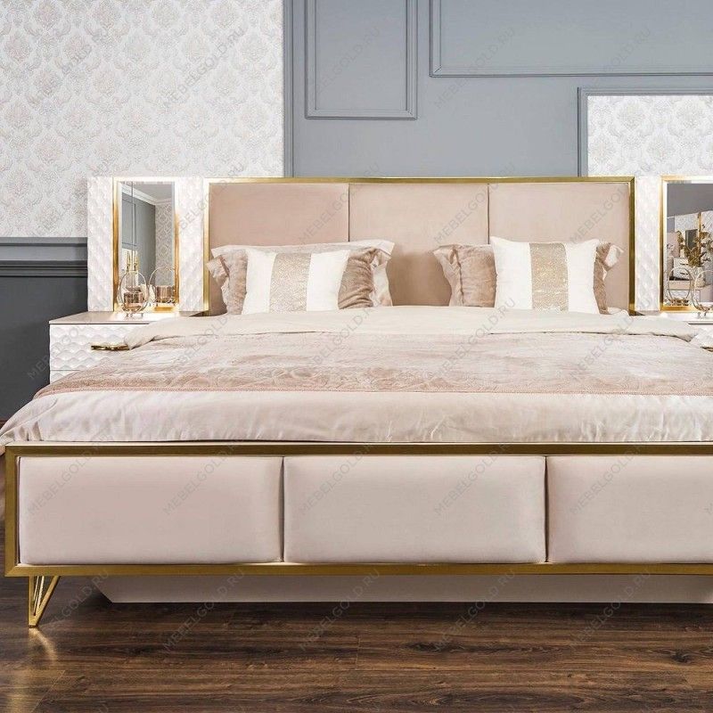 Кровать Лара 180x200 см белый глянец | изображение 2