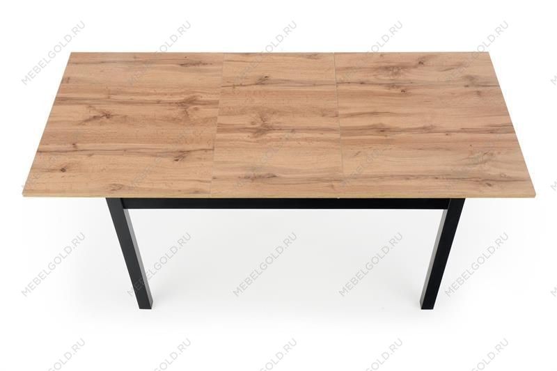 Стол обеденный Halmar GREG раскладной (дуб вотан/черный) | изображение 2