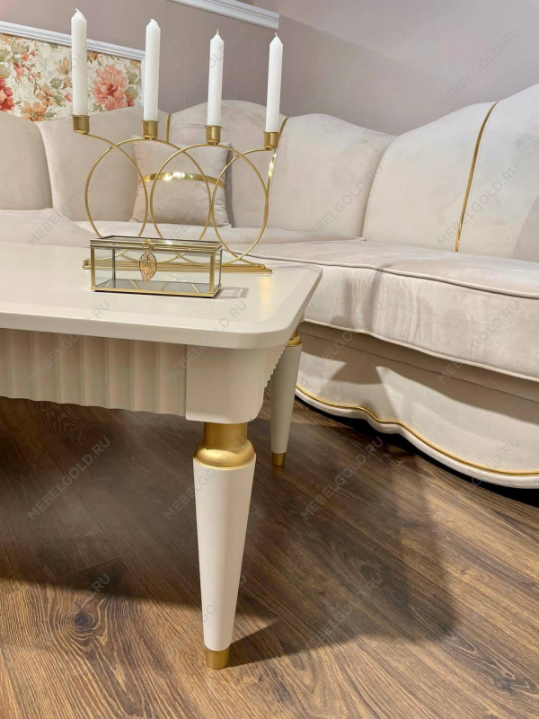 Столик прямоугольный Лара бежевый | изображение 10