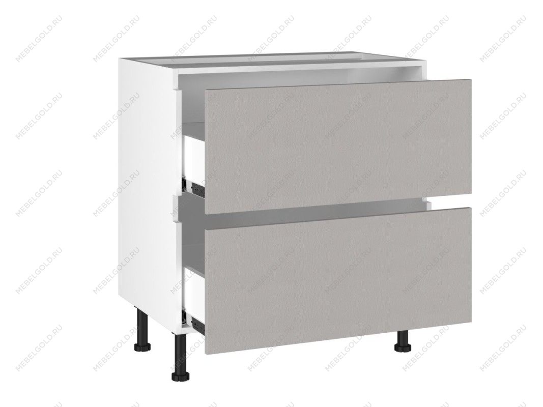 Стол с ящиками СЯ-(2)-80, Виста (800*523*870) Экокожа Бежевый, 26415 | изображение 1