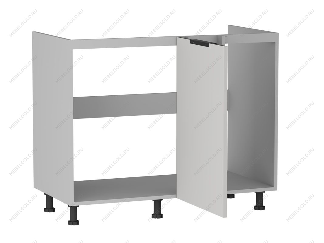 Стол под мойку угловой СМУ-110, Ватель (1000*554*820) Экокожа Белый, 23914 | изображение 1