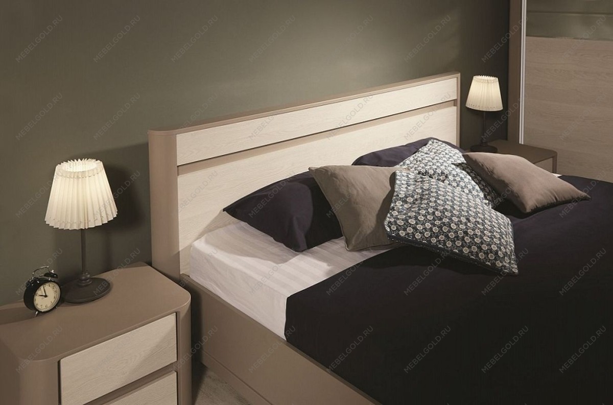 Кровать (каркас) 1600, Лацио (1800*2164*900) Серый камень, 11014 | изображение 1