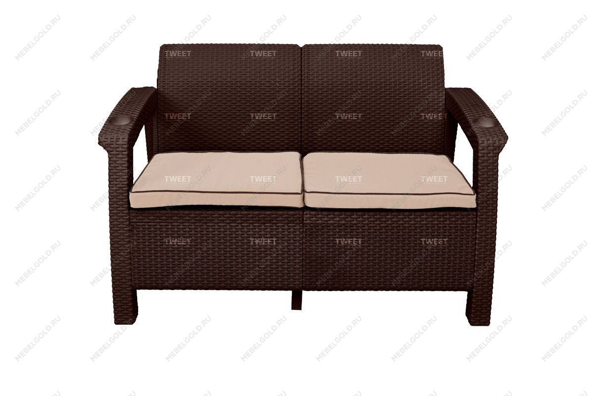 Диван 2-х местный Tweet, венге | изображение 1
