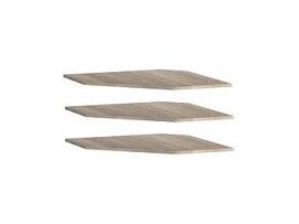 Доп.полки в шкаф для одежды угловой, Юта (736*736*16) Дуб Мария, 50612