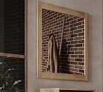 БРИМНЭС / СИРИУС зеркало ИКЕА / IKEA навесное 78х78 сонома | изображение 3