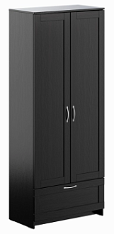 БРИМНЭС / СИРИУС Шкаф ИКЕА / IKEA для одежды 2 двери и 1 ящик Дуб Венге