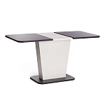 Стол обеденный GENT, ЛДСП, 110-145x68,6x75,5 см, Мрамор Блэк Роял/Белый | изображение 4