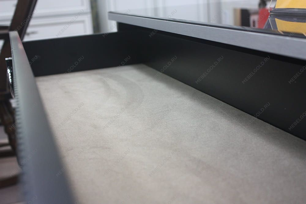 м. Марьина Роща - Витрина 1-ств. (левая) Римини СОЛО (черная серебро) РМВ1-1С (s) | изображение 2