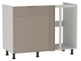 Стол под мойку угловой СМУ-120, Берта (1100*554*820) Мокко, 25120