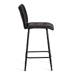 Полубарный стул Bari/Бари, экокожа, черный, 42х55х99 см | изображение 1