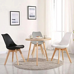 Стул кухонный Signal KRIS (белый/бук) | изображение 2