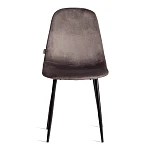 Стул BREEZE (mod. JSC-58), Велюр/металл, 44 х 53 х 86 см, Dark grey (темно-серый) HLR24 / черный | изображение 4