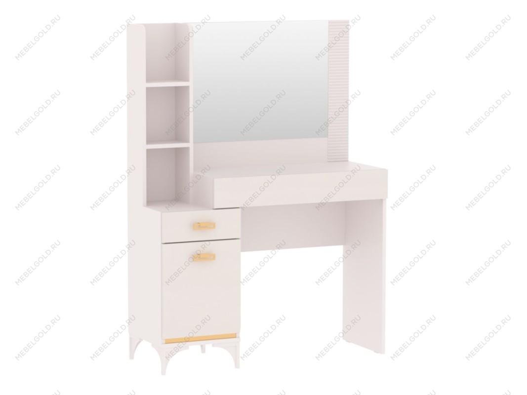 Столик туалетный, Сиде (1000*373*1372) Белый, 12914