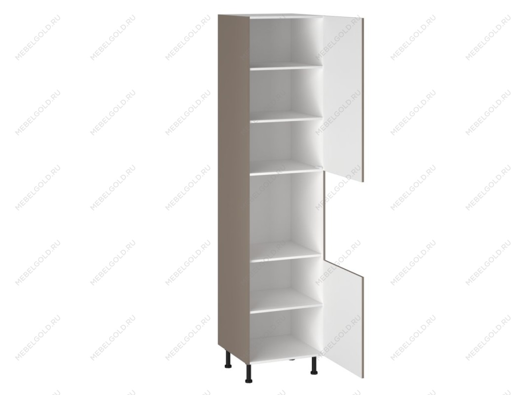 Шкаф-пенал 1080 ПГ-60 бока МДФ, Виста (600*586*2576) Мокко, 25502 | изображение 1