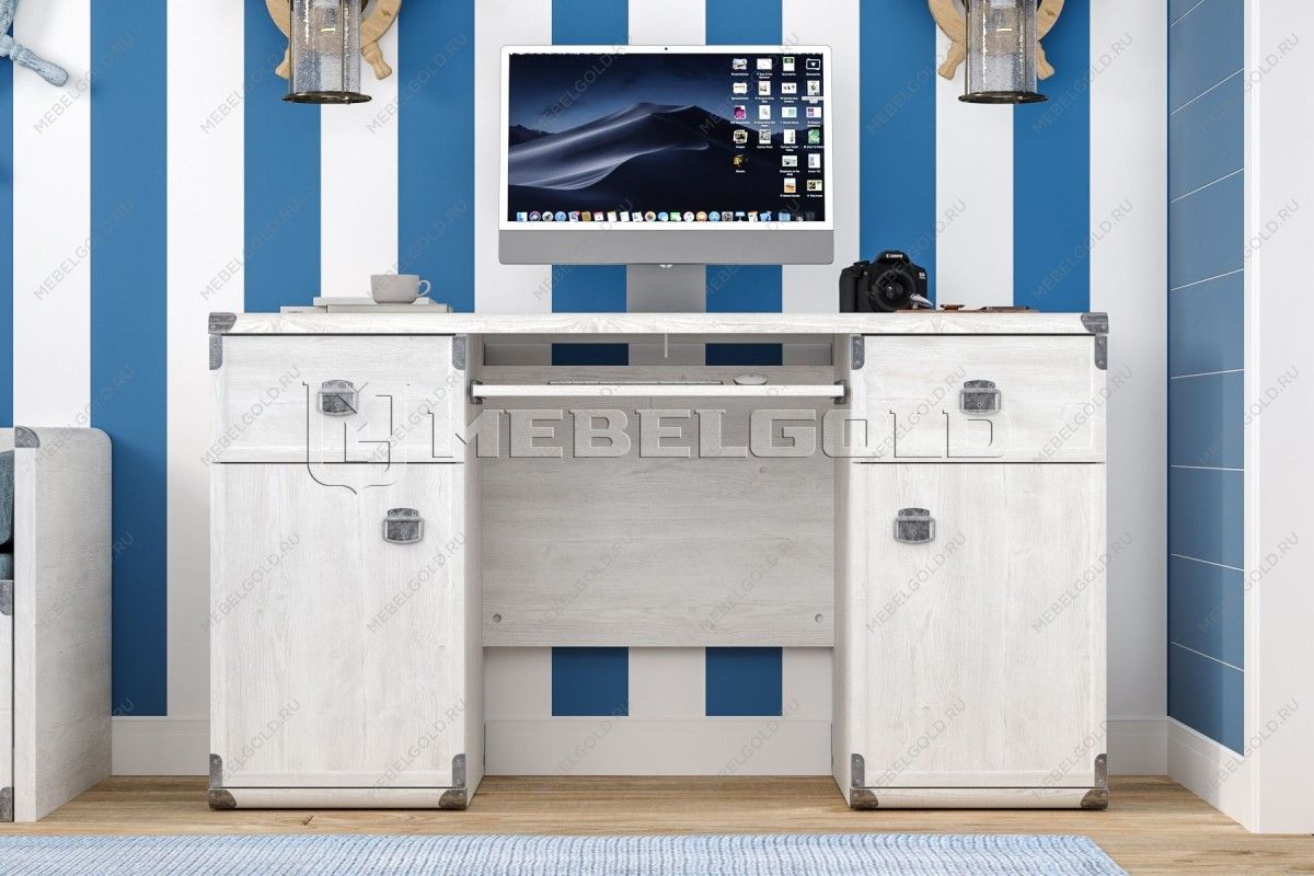 Стол письменный Индиана JBIU2D2S сосна каньон | изображение 1