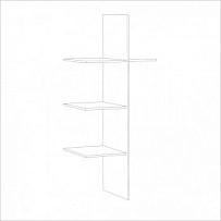 Полки со штангой Мишель для 2