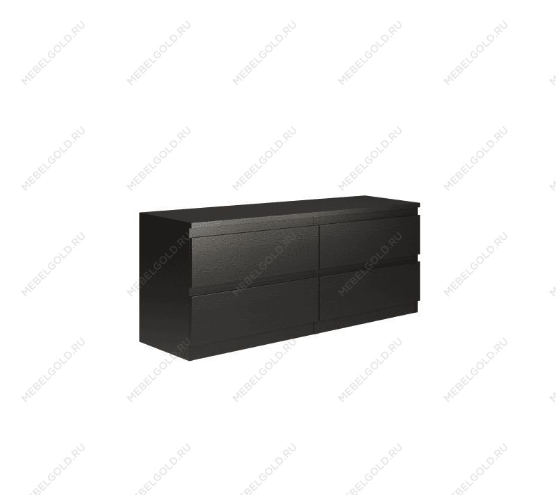 КАСТОР (KULLEN) тумба ИКЕА / IKEA 4 ящика Дуб Венге | изображение 1