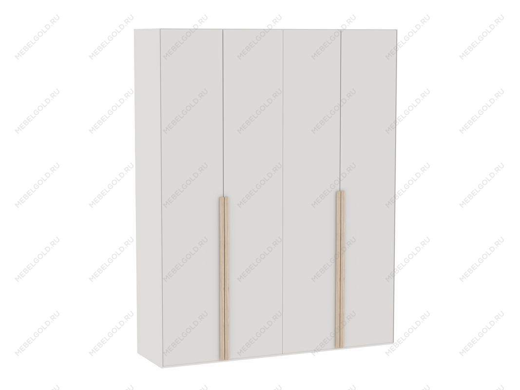 Шкаф 4-дверный с глухими дверями, Аврора (1812*522*2304) Дуб Мария/Кашемир