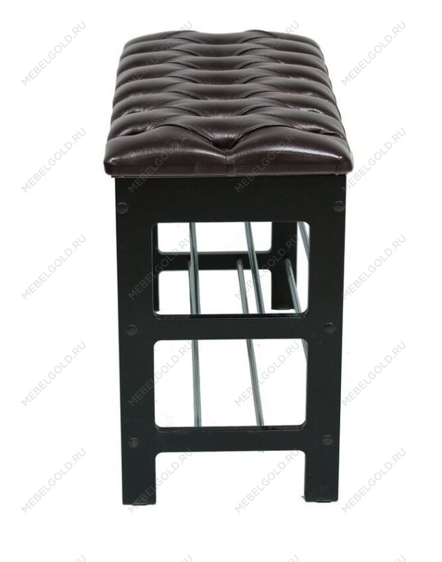 Банкетка Грейс (Венге, к/з орегон / каретная стяжка) | изображение 1