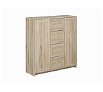 БРИМНЭС / СИРИУС тумба ИКЕА / IKEA 2 двери и 4 ящика 117х123 сонома | изображение 3