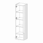 Шкаф навесной Лоренсо Графит МН-043-02 | изображение 1