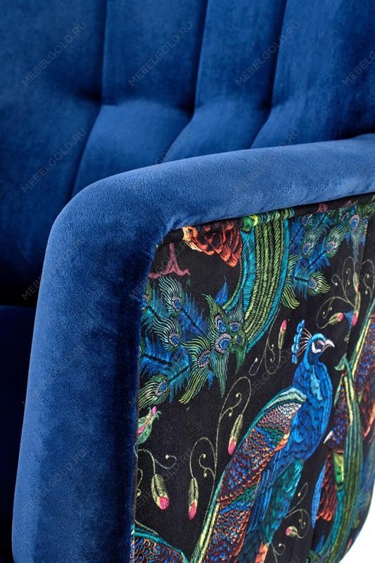 Кресло Halmar PAGONI (темно-синий/черный) | изображение 7