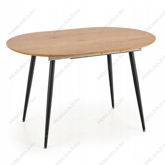 Стол обеденный Halmar COLORADO раскладной (дуб золотой/черный)