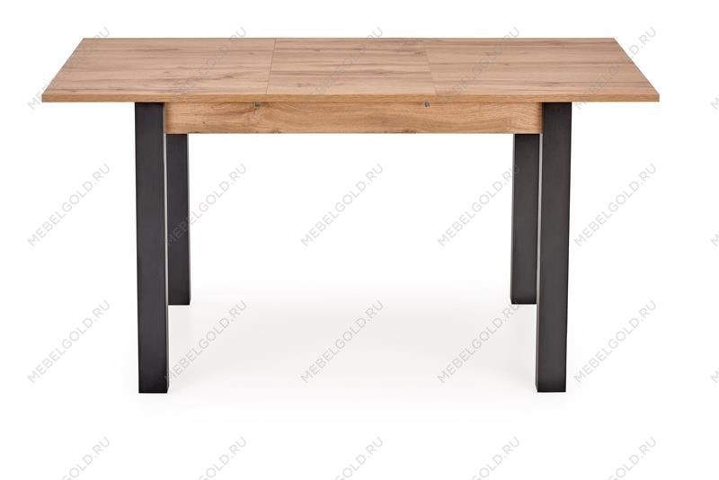 Стол обеденный Halmar GINO 100 раскладной (дуб вотан/черный) | изображение 1