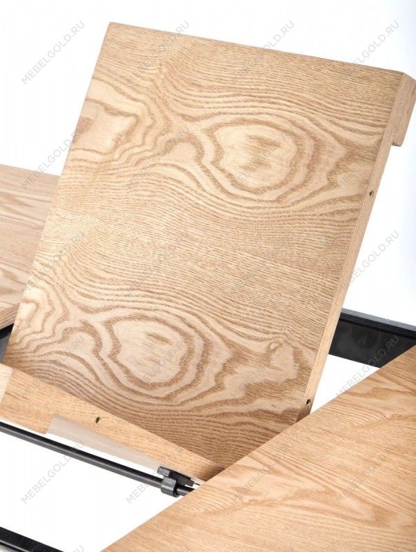 Стол обеденный Halmar VELDON раскладной (дуб натуральный/черный) | изображение 6