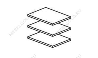 Полки для шкафа Афина 2-ств крем корень