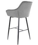 Барный стул Signal CHERRY H-1 VELVET (серый/черный) | изображение 3