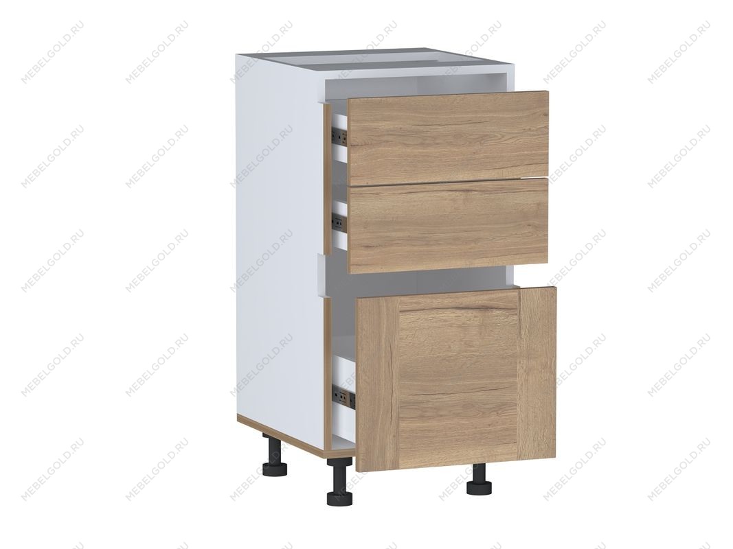 Стол с ящиками СЯ-40 NEW, Сити (400*470*820) Дуб Галифакс натуральный, 20846 | изображение 1