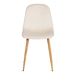 Стул BREEZE (mod. 4724), Велюр/металл, 44 х 53 х 87 см, Light beige (светло-бежевый) HLR1 / натуральный | изображение 4