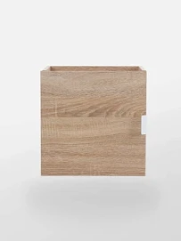 Модуль с дверцей для стеллажа ФОРА, ручка металл, 33х33х37, дуб беленый