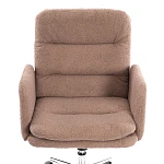 Кресло Dover хром, букле, коричневый, barni cocoa | изображение 5