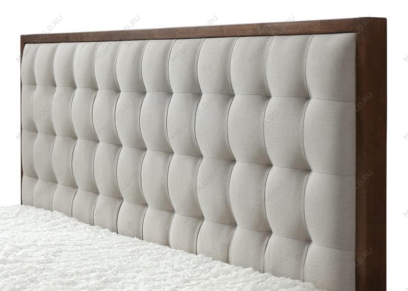 Кровать Halmar SOLOMO (бежевый/орех) 160/200 | изображение 2