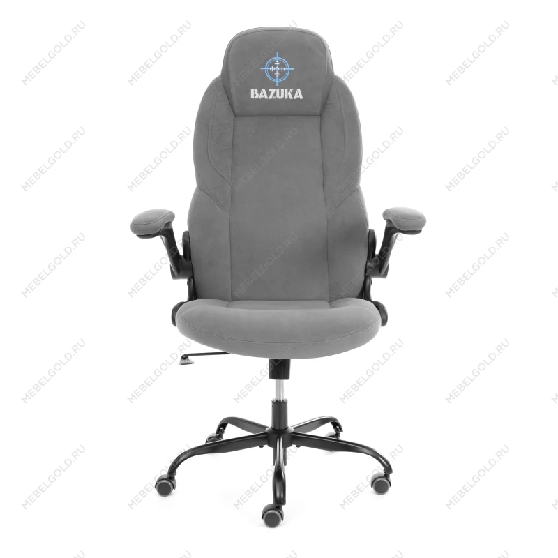 Кресло BAZUKA metalBL, велюр, серый, 29 | изображение 4