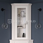 Шкаф с витриной Тиффани 1VU вудлайн кремовый | изображение 1