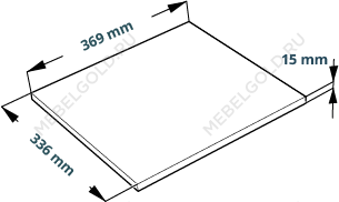 КАЛЛАКС / ФОРА Полка ИКЕА / IKEA 4.1, ДСП, цвет белый | изображение 2