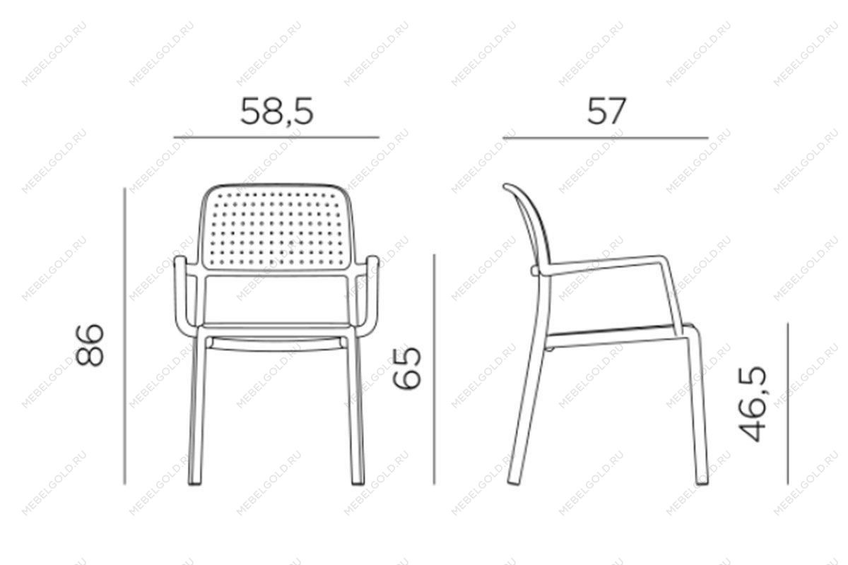 Стул Bora, тортора | изображение 6