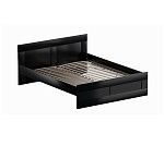 БРИМНЭС / СИРИУС кровать двойная ИКЕА / IKEA 160х200 Дуб Венге | изображение 2