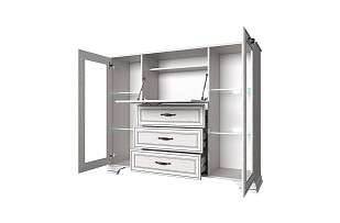 Тумба Тиффани 2V1D3S вудлайн кремовый