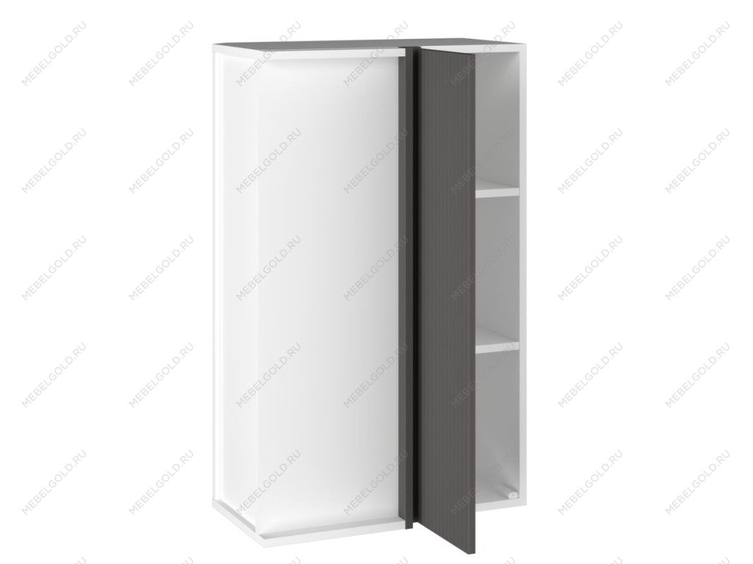 Шкаф 960 ШВП-60 правый, Виста (600*350*960) Экокожа Серый, 26719 | изображение 1