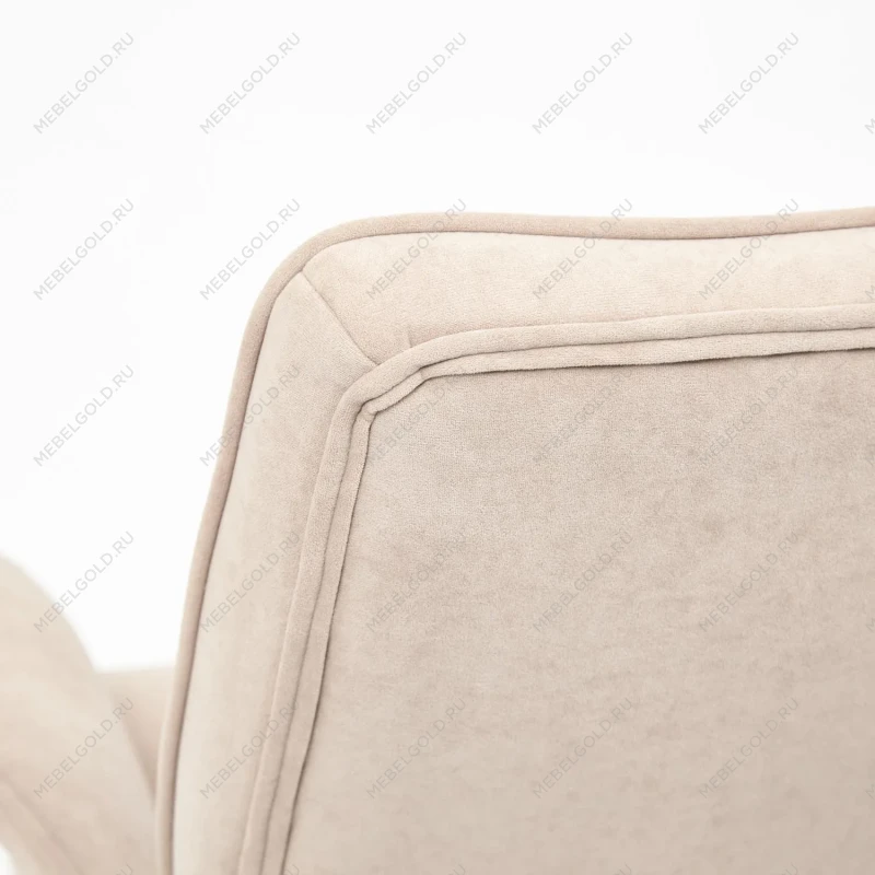 Кресло YORK, флок, бежевый, 7 | изображение 7